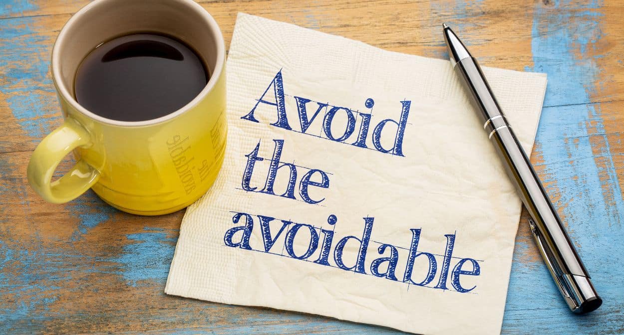 Pitfalls to avoid